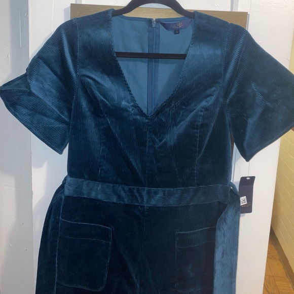 Rachel Roy Ribber Velvet Jumpsuit - Picture 2 of 4